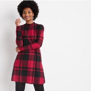 NWT Maurice's XS Plaid Dress